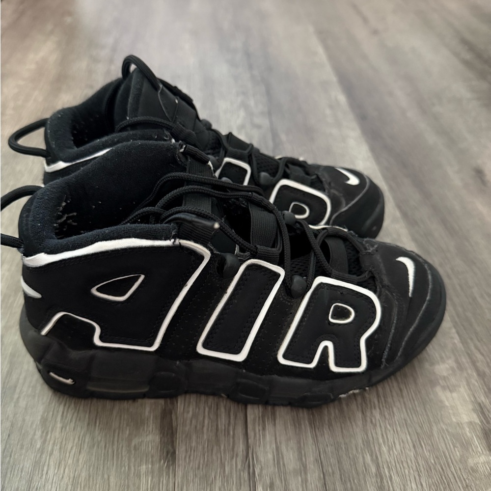 Nike Black and White Sneakers with Retro Design
